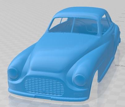 Ferrari 166 Inter 1948 Printable Body Car