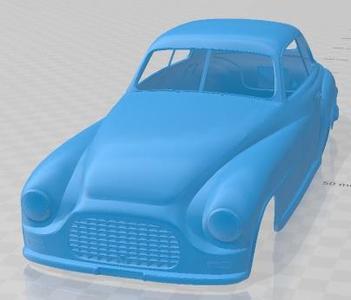Ferrari 166 Inter 1948 Printable Body Car