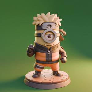 Minion Naruto – STL 3D Printing File | Epic Collectible Statue
