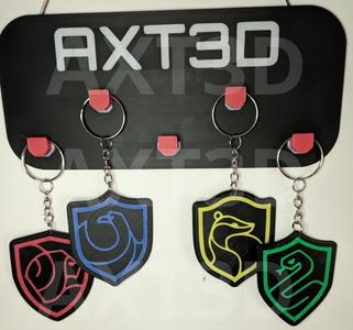 Harry Potter Hogwarts Houses Key Ring Pack