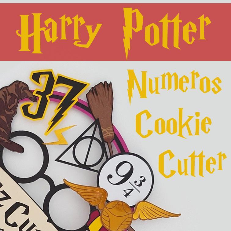 Harry Potter - Cookie Cutter Numbers -