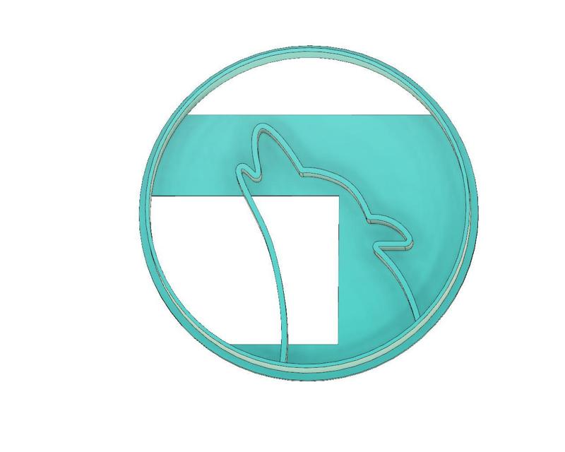 HARRY POTTER COOKIE CUTTER, SIRIUS WOLF LOGO COOKIE CUTTER, SIRIUS WOLF