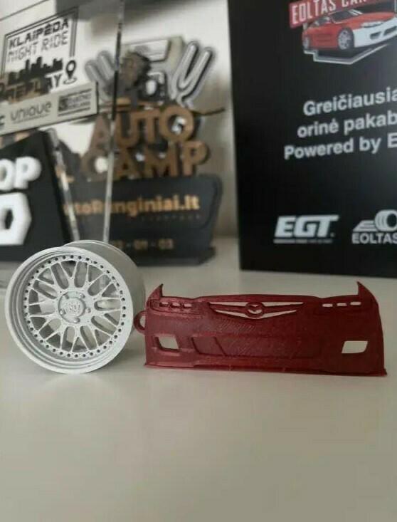 Mazda 6 stanced project car keychain