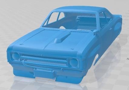 Chevrolet Opala D3 1972 Printable Body Car