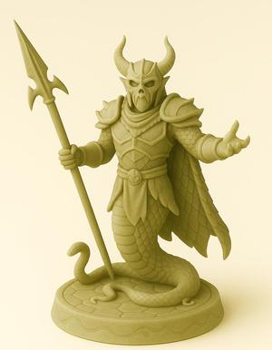 Viper King – Paintable Figure
