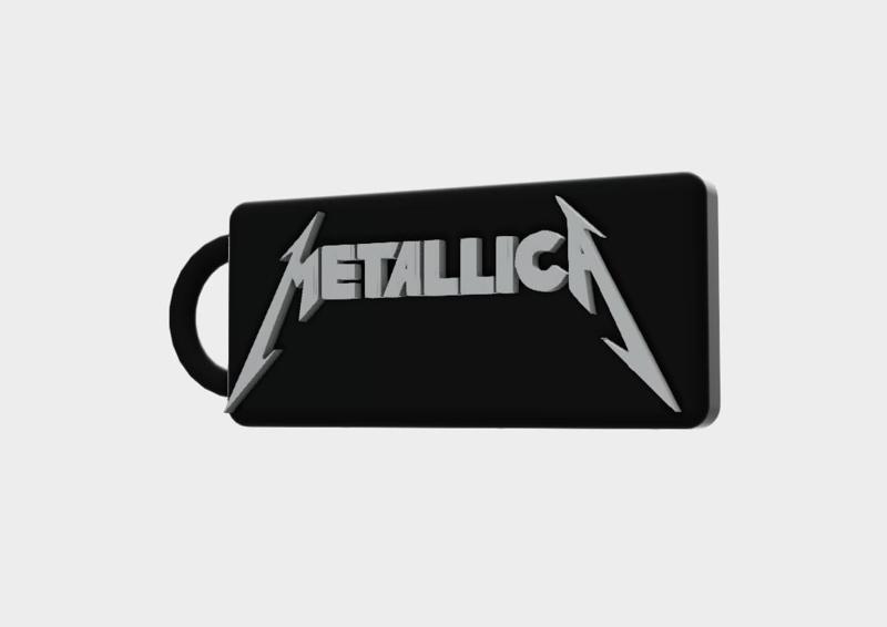 Metallica keychain