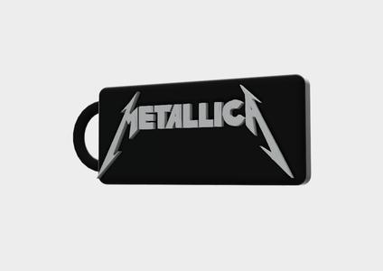 Metallica keychain