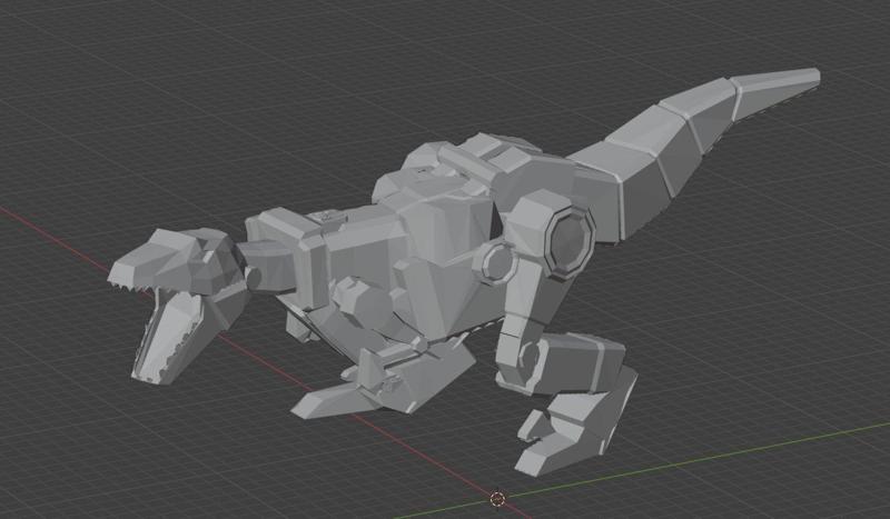 Transformers nanobots: Dinobot Slash (Dino Mode)