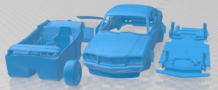 Mazda RX3 Drift 1971 Printable Car