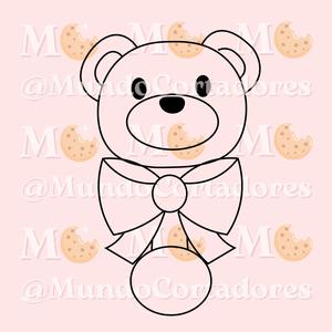 CUTTER AND STAMP RATTLE BEAR - CUTTER COOKIE BEAR