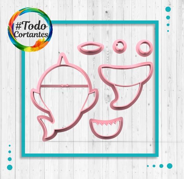 Baby shark cutter in parts