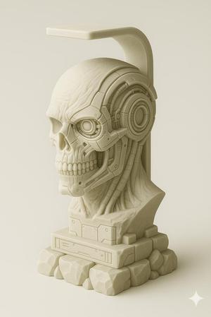 Mecha Skull – Headphone Stand
