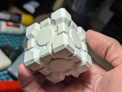 Companion Cube Portal Game - 3D Model