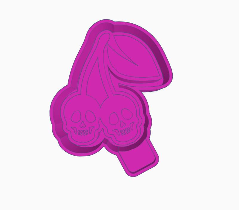 Cherry Skull mold Housing