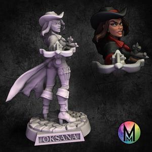 Female Vampire Hunter - Oksana the Vampire Huntress ( Female Vampire Hunter with Crossbow)