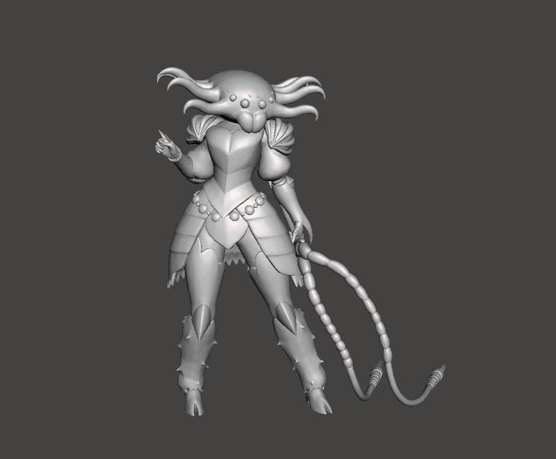 Friesia Holy Knight Weird Fangs 3D Model