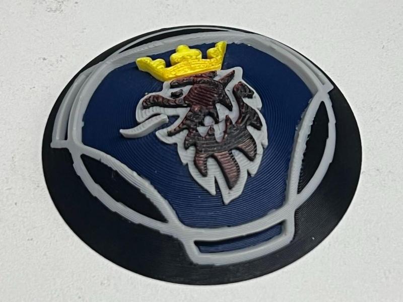 Saab Scania Griffin Logo 3D