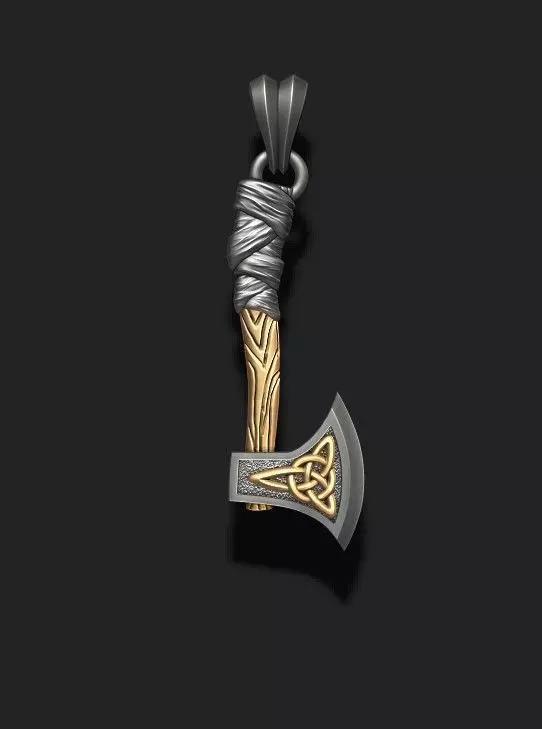 Viking axe pendant