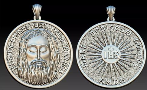 The Holy Face of Jesus Medal - Santa Face de Jesus