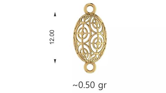 Turkey Pendant 3D Model 100 3DM File