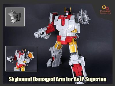 Skybound Damanged Arm for Transformers AotP Superion