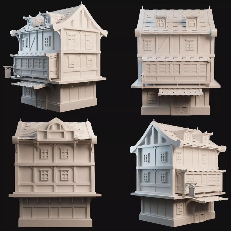 HOUSE with four different views