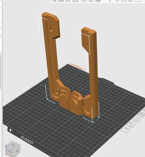 Elegoo Centauri Carbon Top Glass and Build Plate Holder(Staggered)