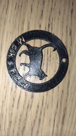 Macskas fadisz (cat ornament)