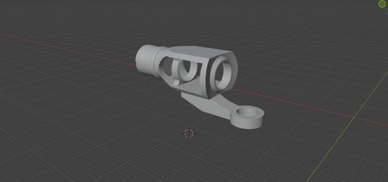 Muzzle Brake M777 for LE-GO Vehicle