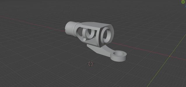 Muzzle Brake M777 for LE-GO Vehicle