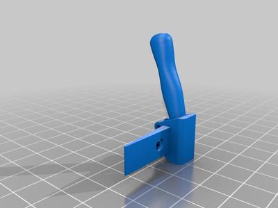 Hi capa charging handle rear sight