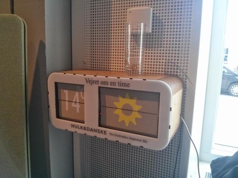 Weather in One Hour - Flip display