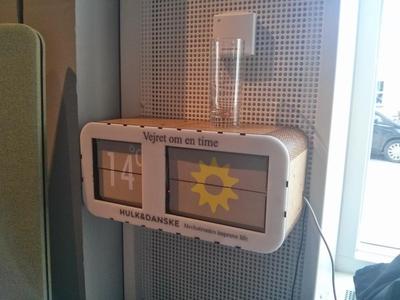 Weather in One Hour - Flip display
