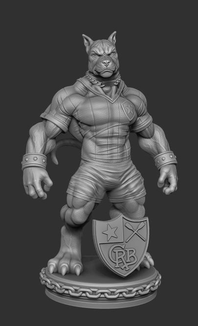Mascote botafogo cachorro doido