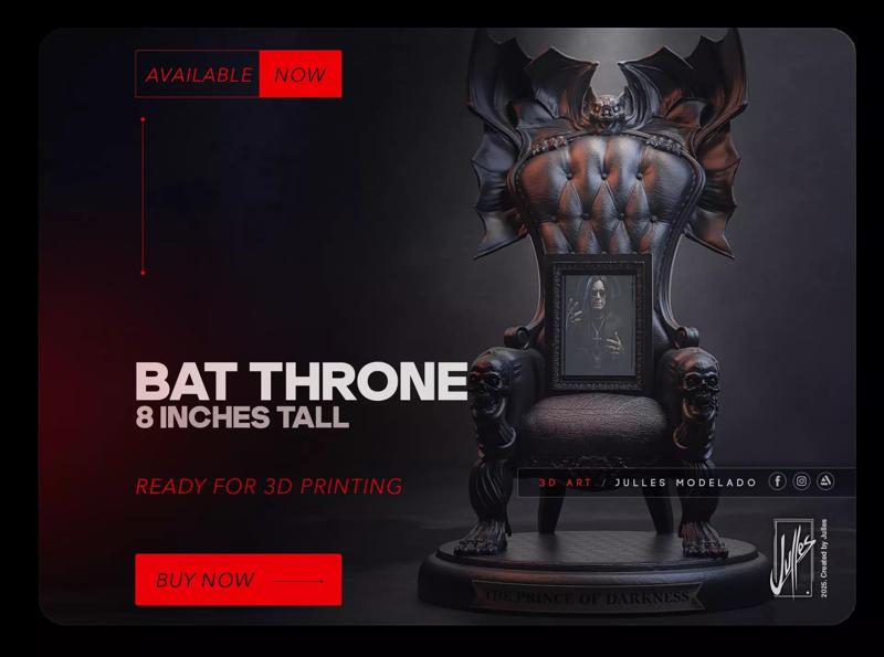 Ozzy Osbourne Bat Throne