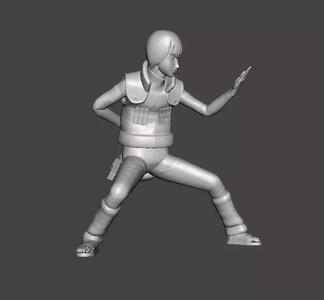 Rock Lee Jonin 3D Model