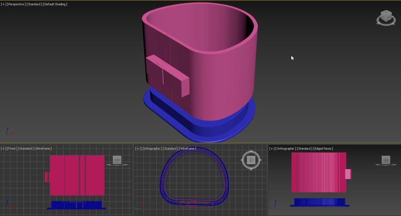 Dublierküvette, Manschette und Boden, 99x81x60, Silikonmanschette, Duplicating cuvettes, cuff and bottom