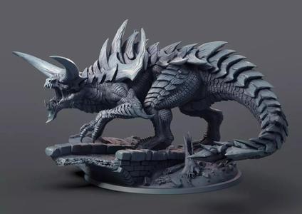 Mostruo 3D Printed Sculpture