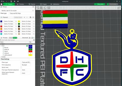 K League 1 Daejeon keychain shield printable and renderable