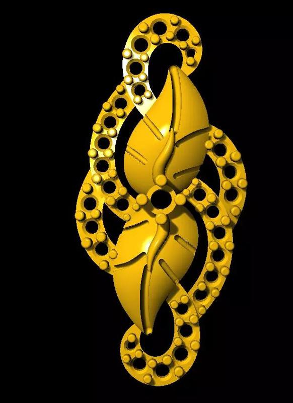 Sidepiece octopus pendant