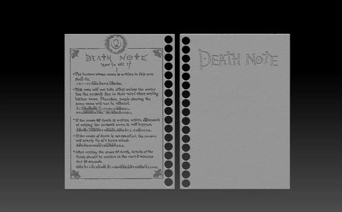 DEATH NOTE NOTEBOOK COVER