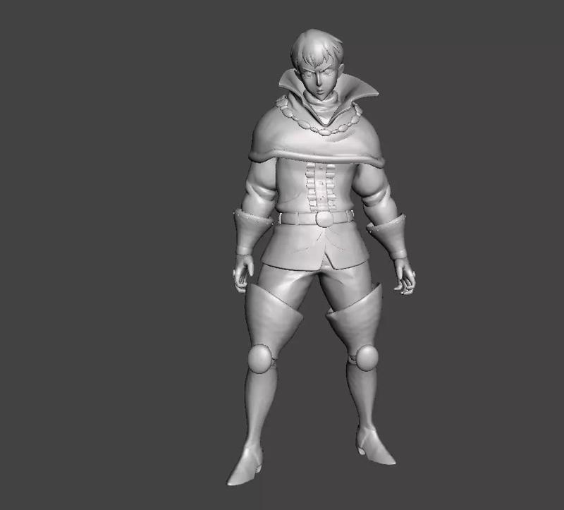 Gustaf Holy Knight 3D Model
