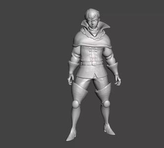 Gustaf Holy Knight 3D Model