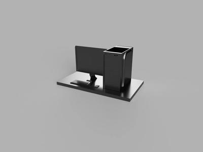 Computer Shape Pen Holder
