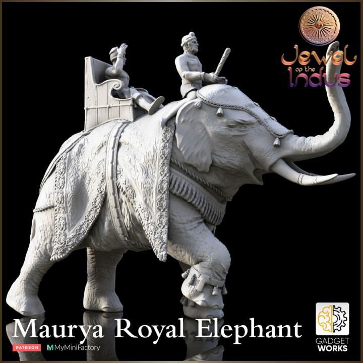 Indian Royal Elephant - Jewel of the Indus