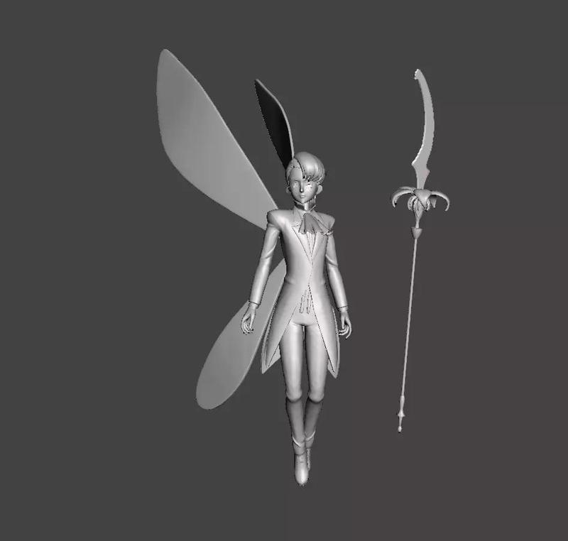 King Full Wings And Chastiefol 3D Model