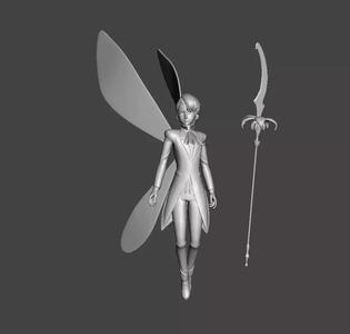 King Full Wings And Chastiefol 3D Model