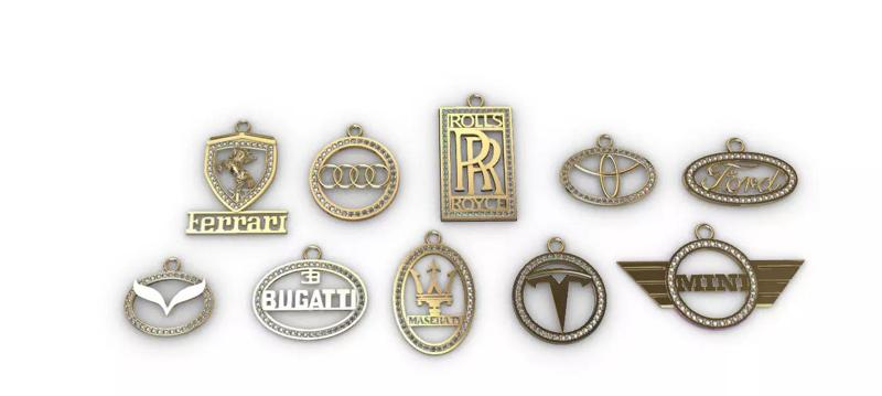 dijes- colgantes paquete de 10 -v-