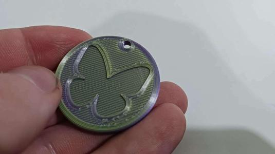 Bluesky / Threads Logo NFC Tag Holder