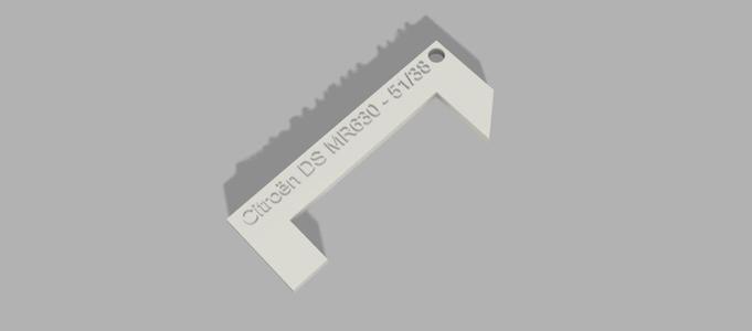 Citroen DS Engine Mount Tool MR. 630 - 51/38